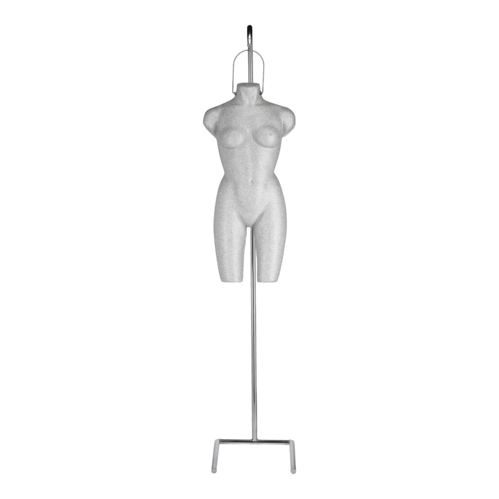 Busto unicel dama incluye base.