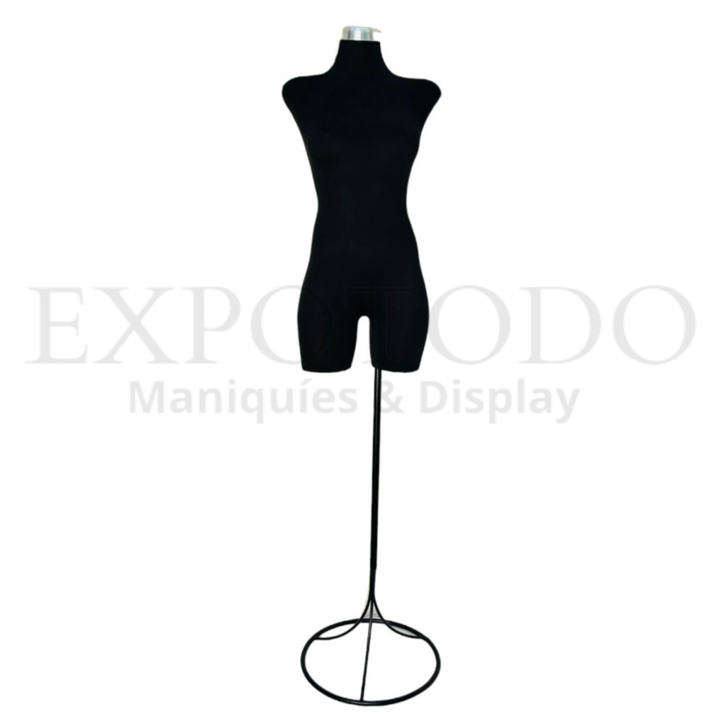 Busto caderón de dama negro