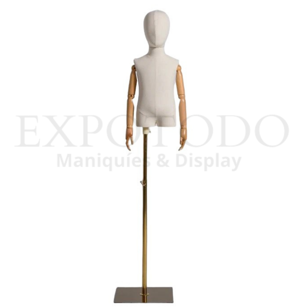 Busto articulado infantil edad 3 años