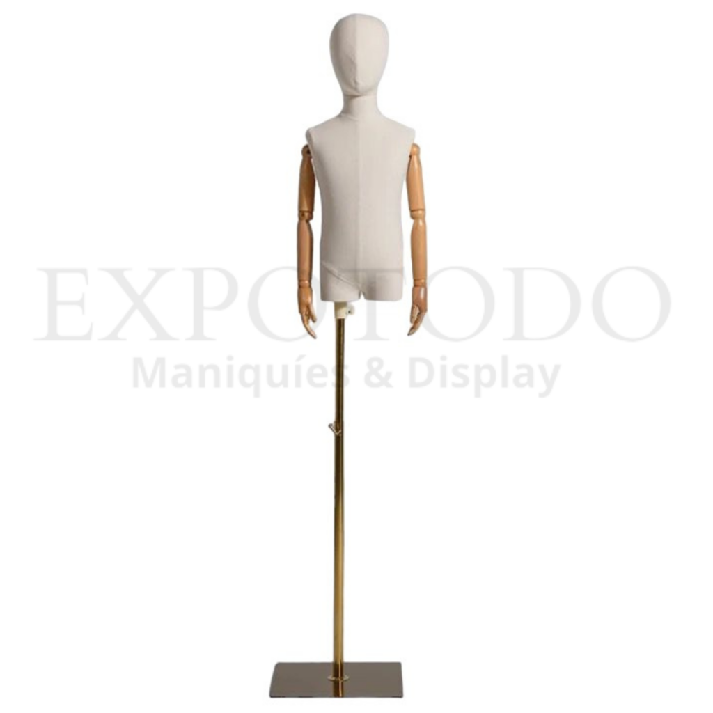 Busto articulado infantil edad 6 años