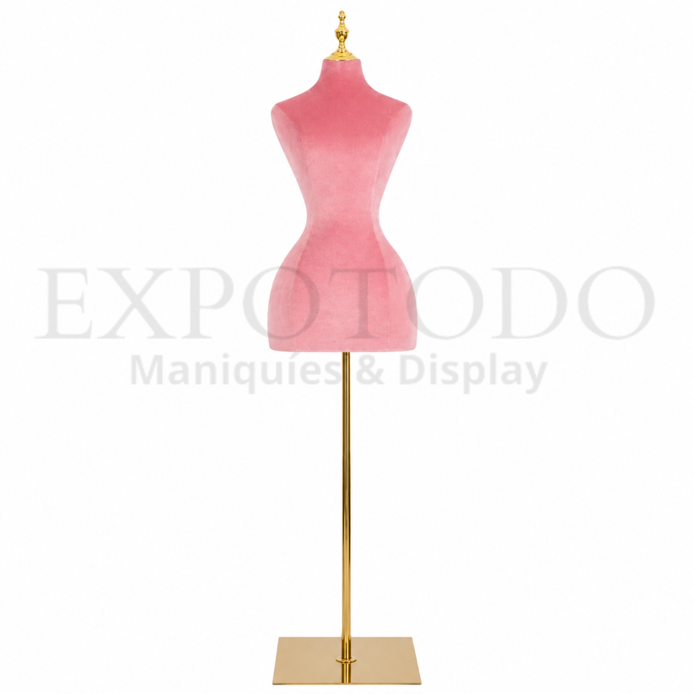 Busto campana rosa/oro