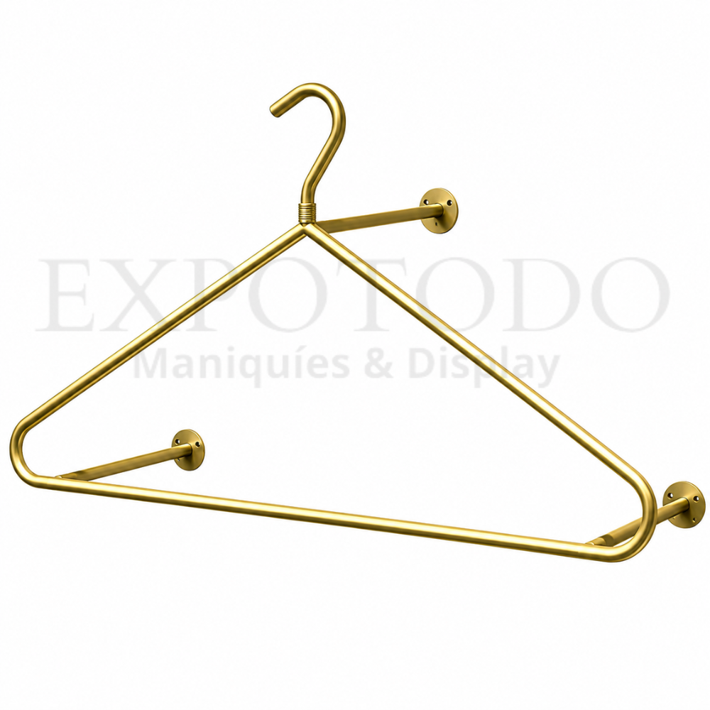 Gancho oro para pared GDE