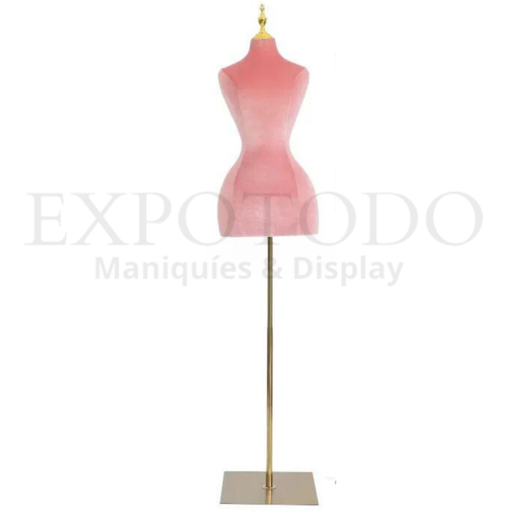 Busto campana rosa/oro