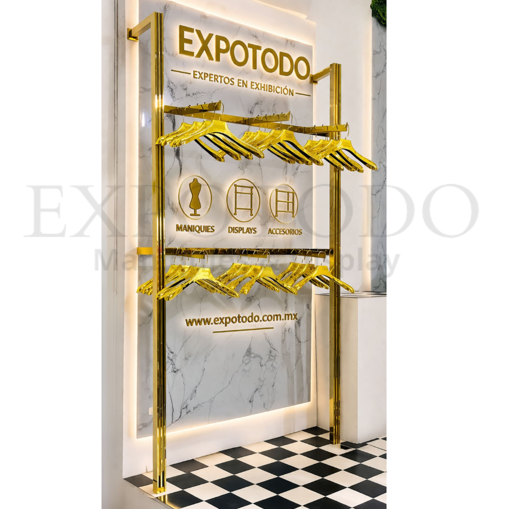 Cremallera oro poste 240 cm