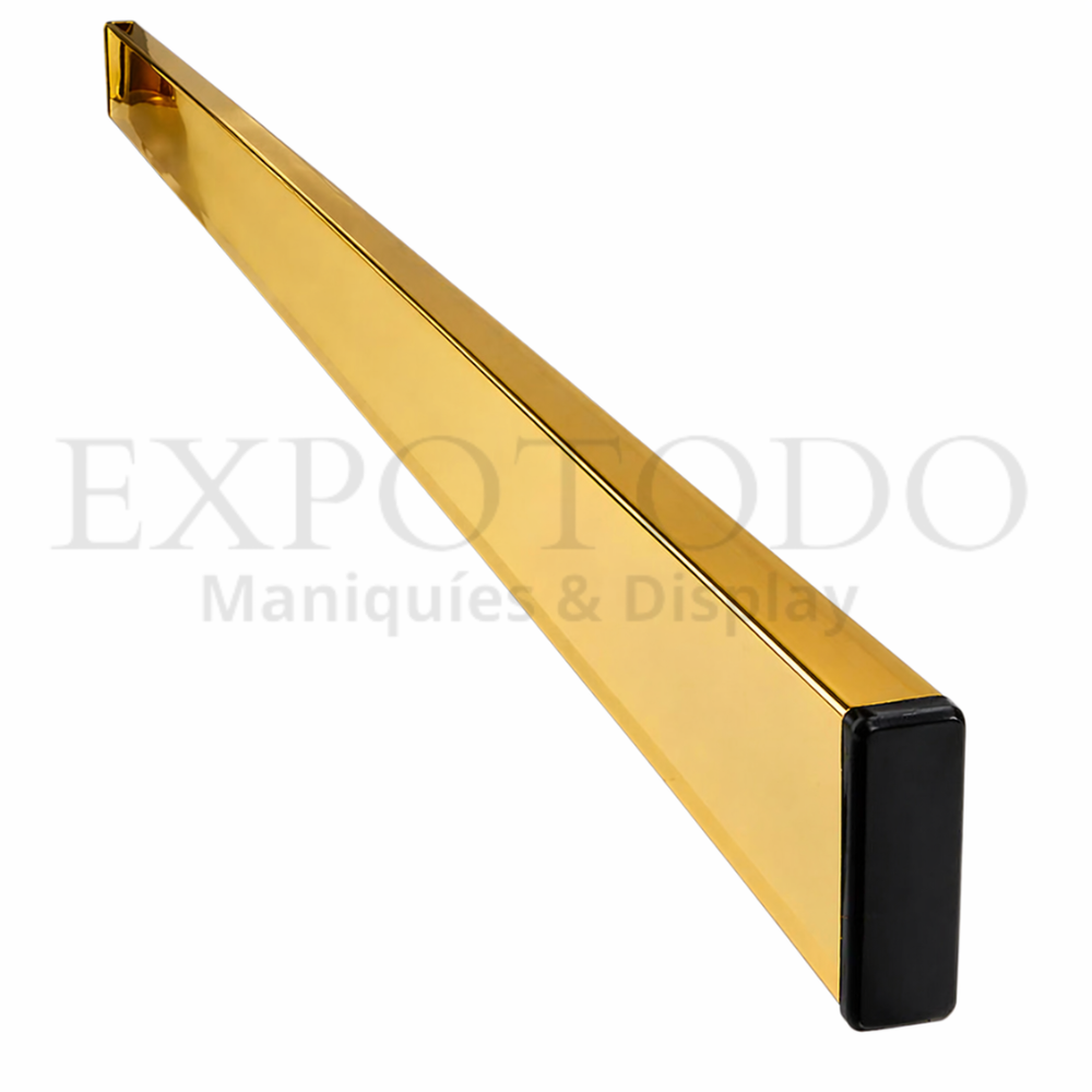 Barra oro plana 80 cm