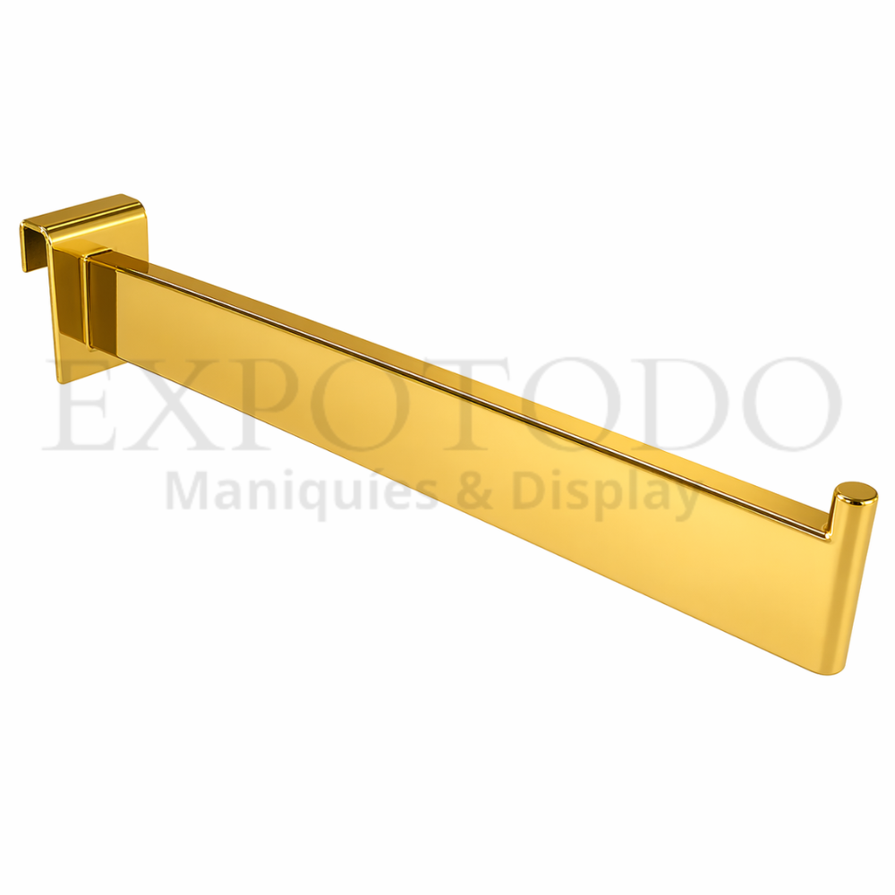 Cascada oro recta para barra 30 cm