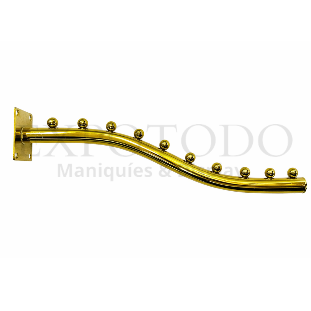 Cascada oro curva de pared