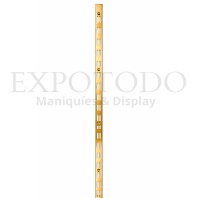Cremallera oro doble 210 cm