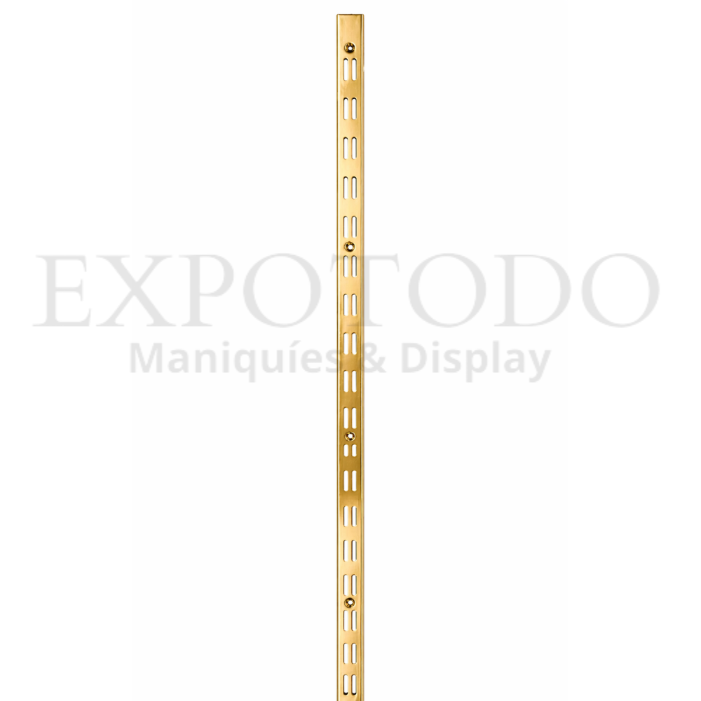 Cremallera oro doble 210 cm