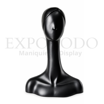 Cabeza de dama Cuello largo Negro