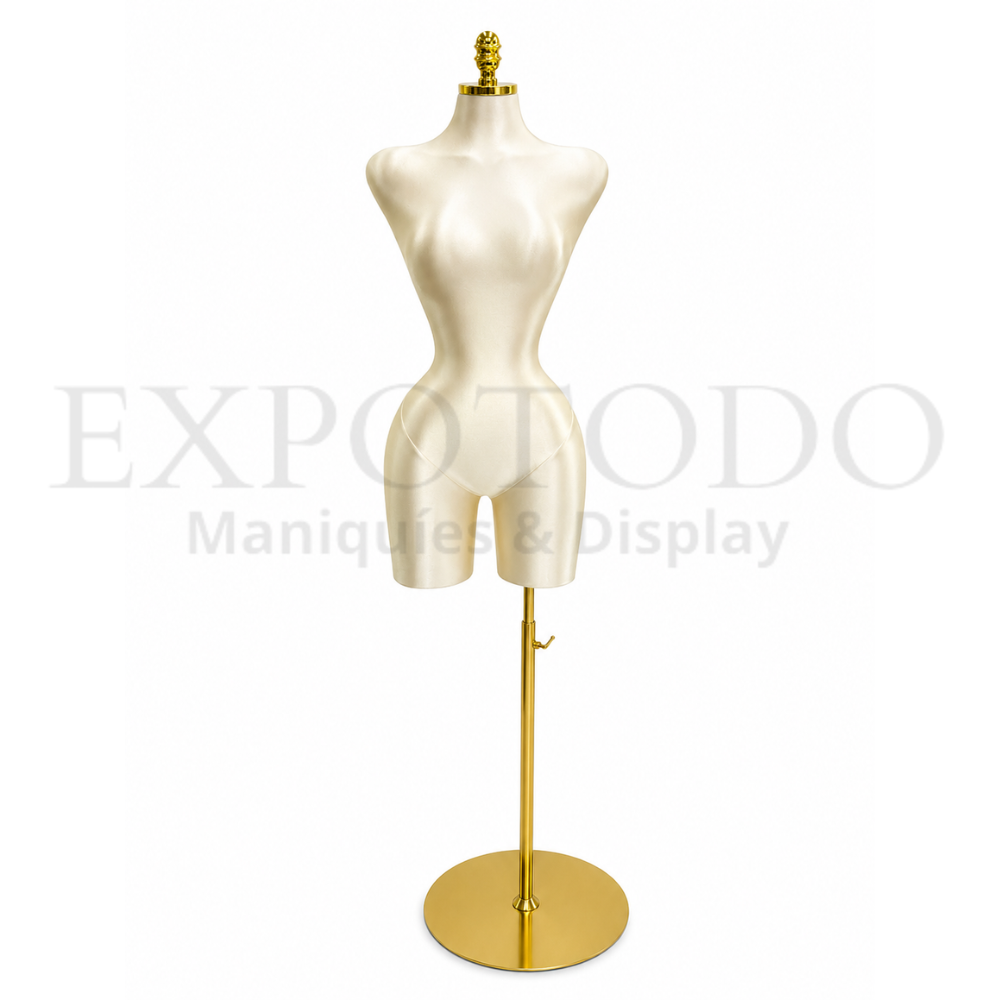 Buchon dama  beige sin cabeza base triceta