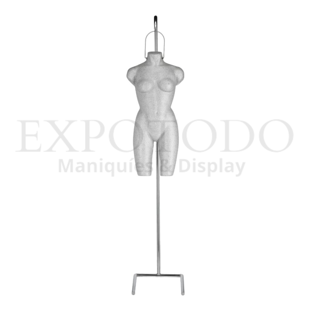 Busto unicel dama incluye base.