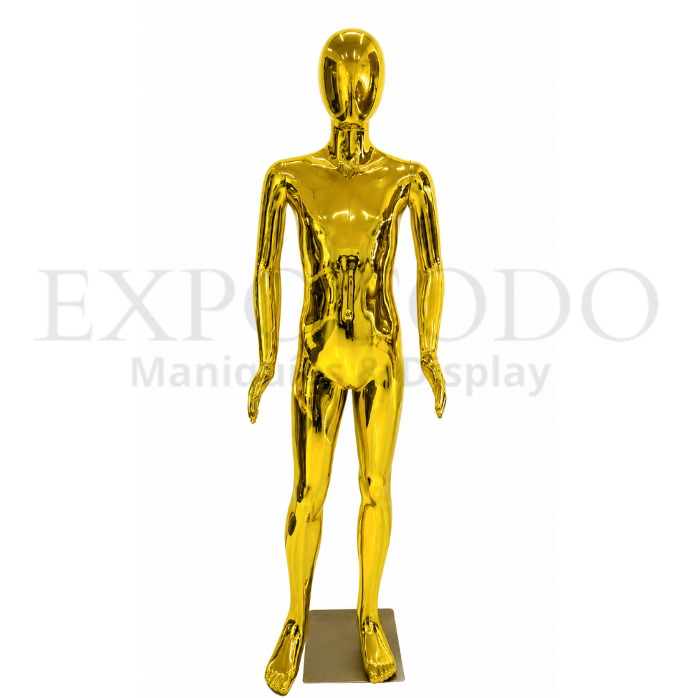Maniquie infantil cromo oro 12-14 años