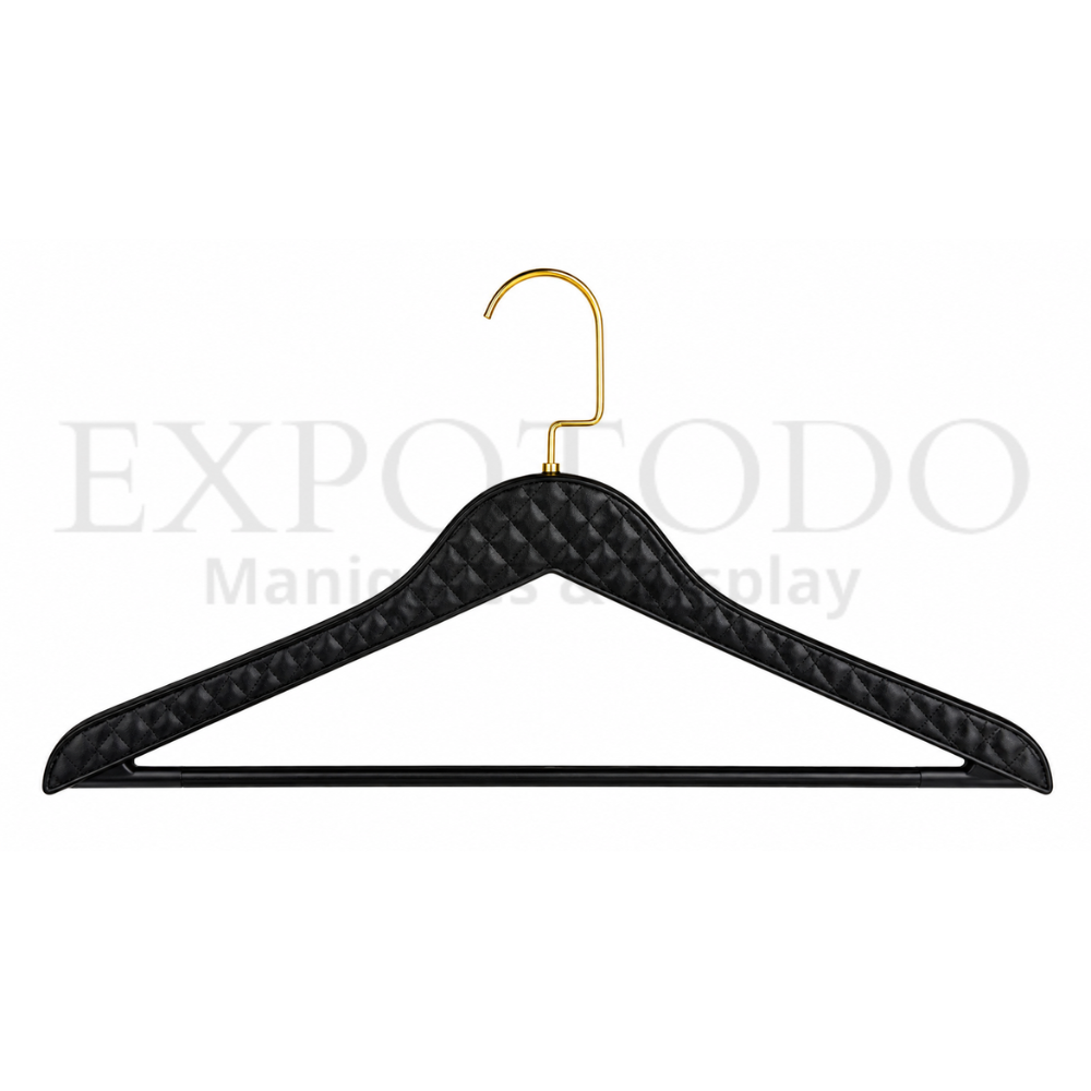 Gancho  acolchonado negro de camisa - Expo Todo
